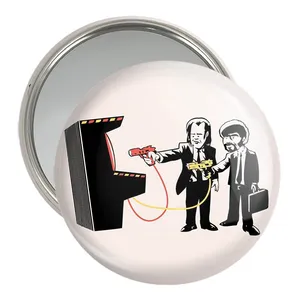 آینه جیبی خندالو مدل سریال پالپ فیکشن Pulp Fiction  کد 13844