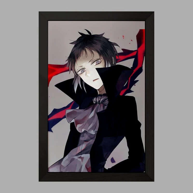 تابلو خندالو مدل آکوتاگوا انیمه سگ های ولگرد بانگو  کد 15642