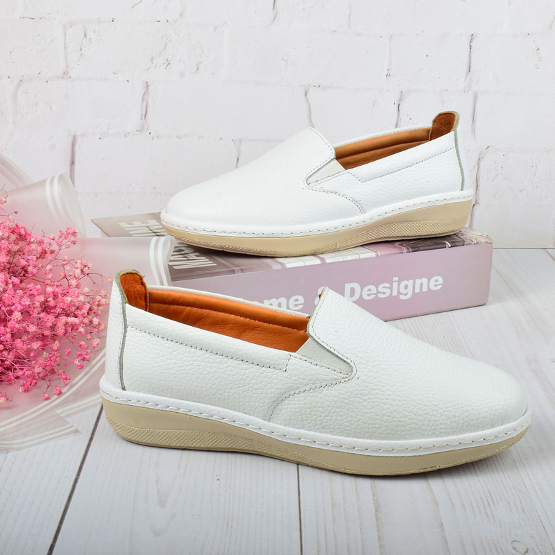 کفش روزمره زنانه مدل چرم طبیعی WH.4139