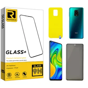 Randika Randika Privacy Screen Protector For xiaomi redmi note 9s With Back Protector