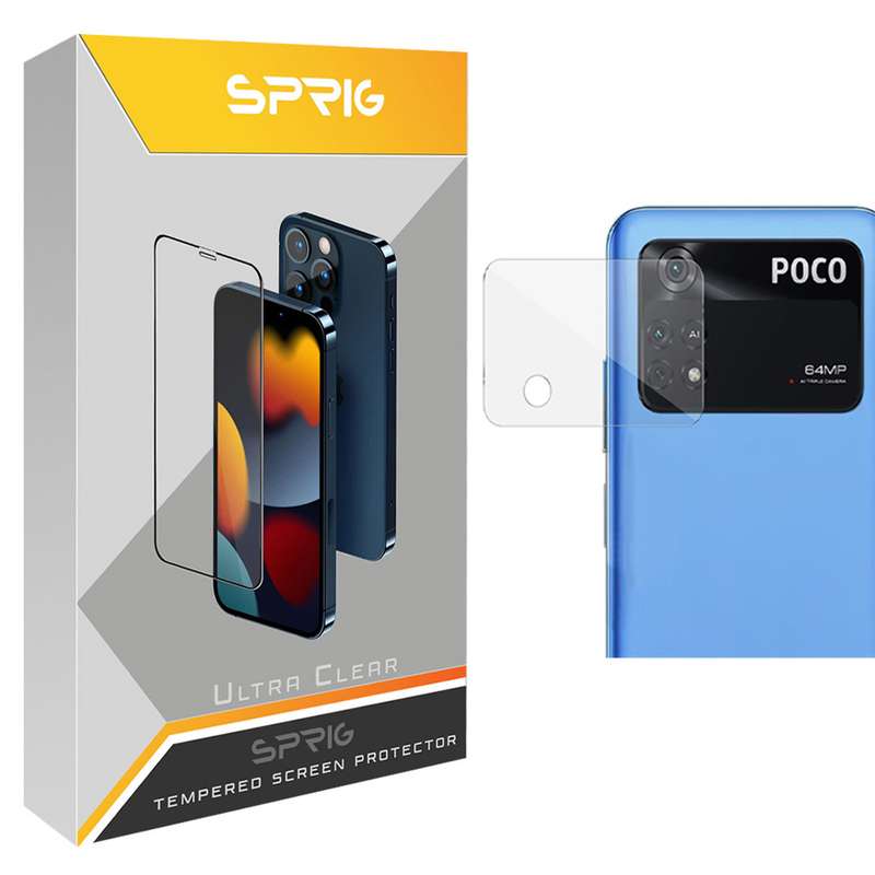 محافظ لنز دوربین اسپریگ مدل LNSP مناسب برای گوشی موبایل شیائومی Poco M4 Pro