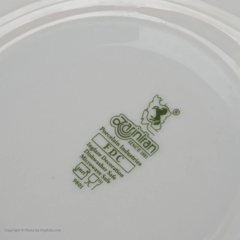 عکس شماره 4 : سرویس چای خوری 12 پارچه چینی زرین ایران مدل ایتالیا اف 8 فلورانس درجه عالی