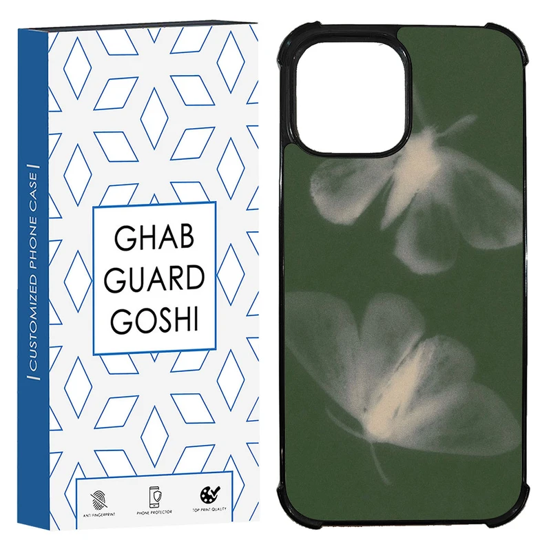 کاور قاب گارد گوشی طرح پروانه کد TPU-167 مناسب برای گوشی موبایل اپل Iphone 13 pro max