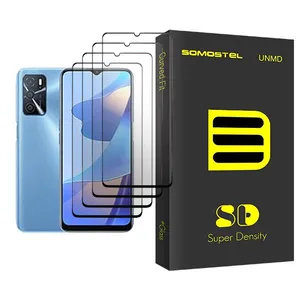 Somastel SD Glass MIX004 Screen Protector For Oppo A16 Pack Of 4