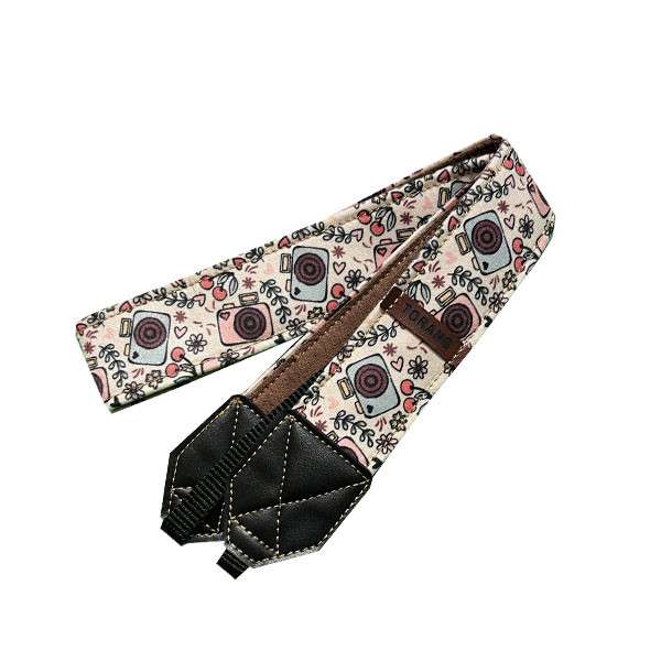 بند گردنی دوربین عکاسی ترنگ طرح دوربین آلبالو کد 023