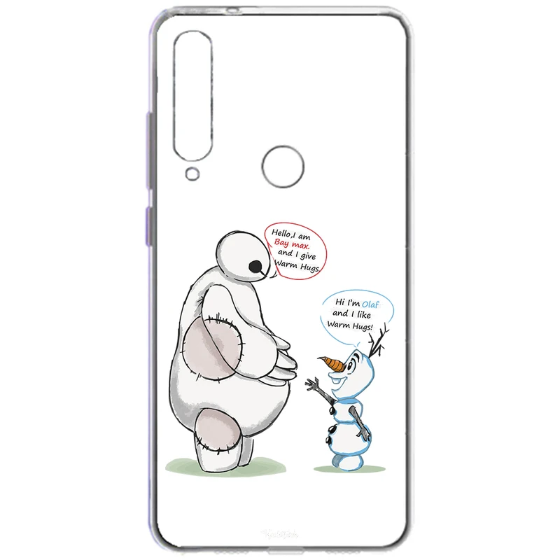 کاور طرح Olaf & Baymax مناسب برای گوشی موبایل هوآوی Y6P 