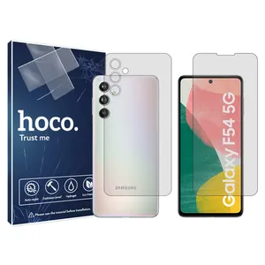 Hoco transparent screen protector, HyGEL model, suitable for Samsung Galaxy F54 5G mobile phone, along with the phone back protector