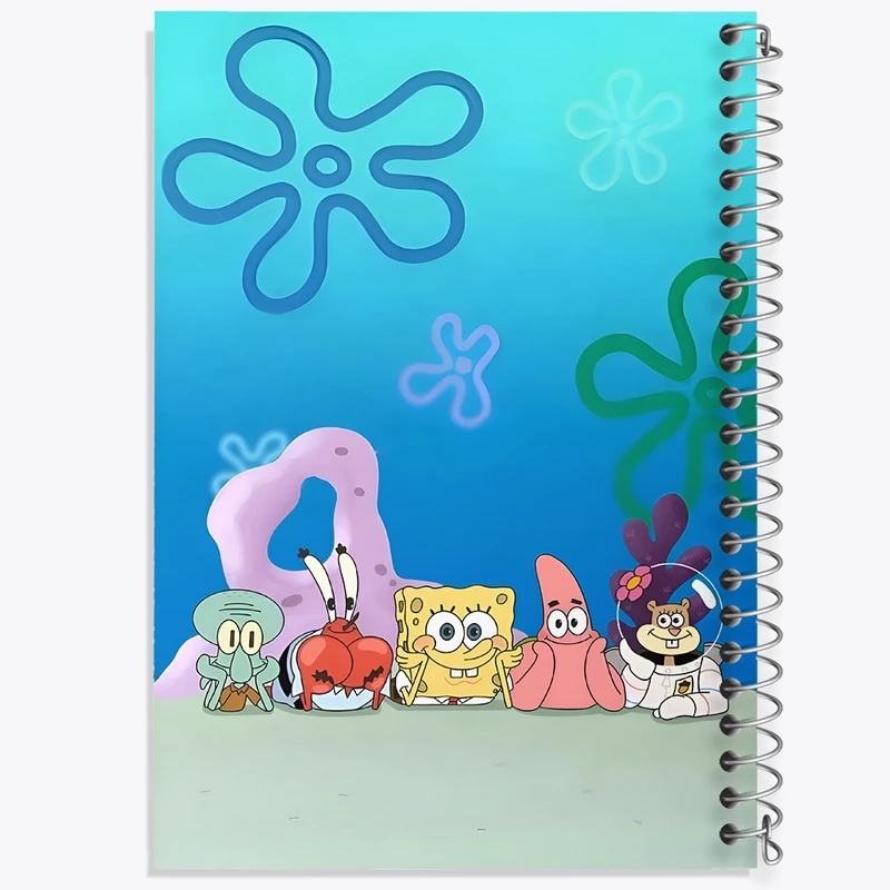 دفتر شطرنجی 50 برگ خندالو طرح باب اسفنجی و پاتریک کد F5438