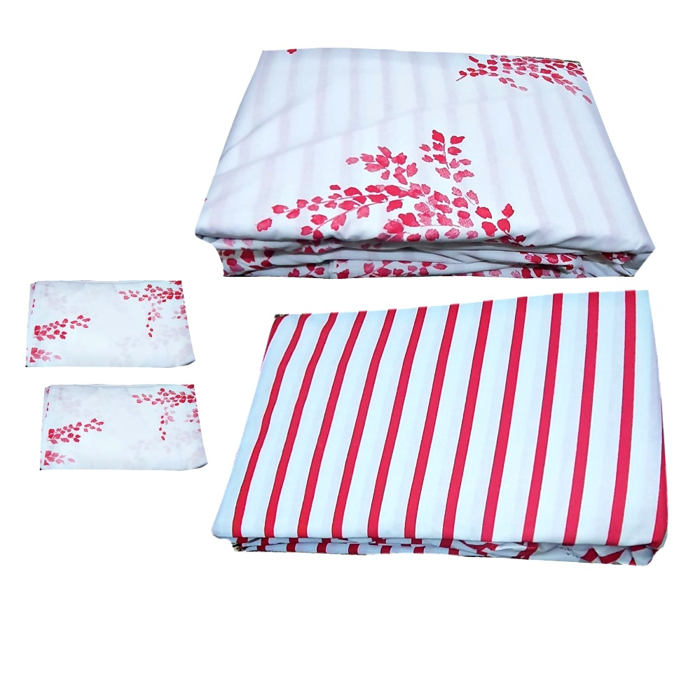 سرویس روتختی مدل زیپ دار کد SA77 دو نفره چهار تکه