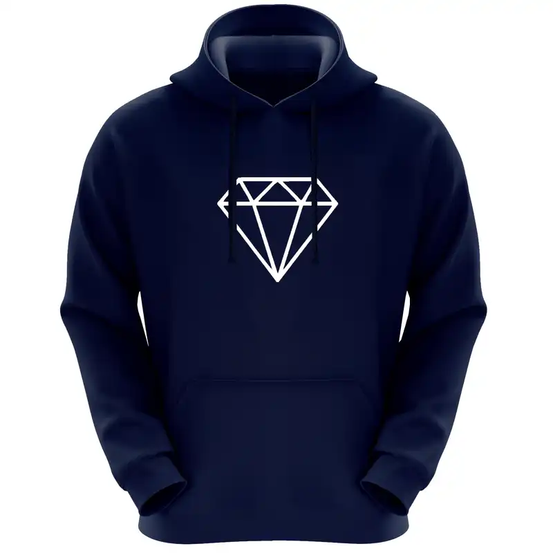 هودی زنانه مدل الماس F270 رنگ سرمه ای