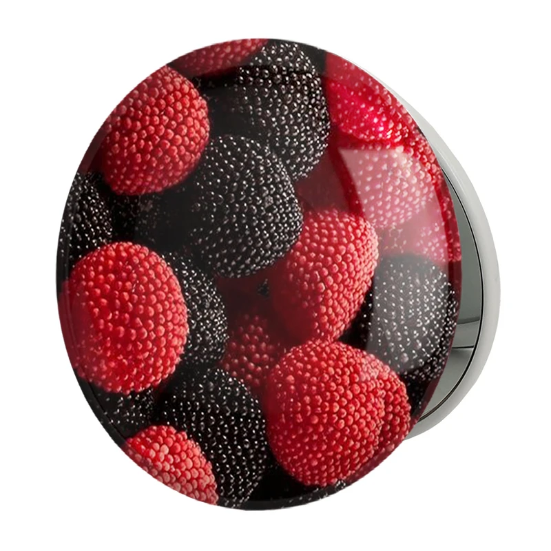 آینه جیبی خندالو طرح پترن خوراکی مدل تاشو کد 31112