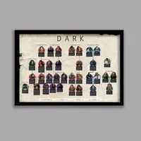 تابلو مدل سریال دارک Dark کد LA-G10551-2
