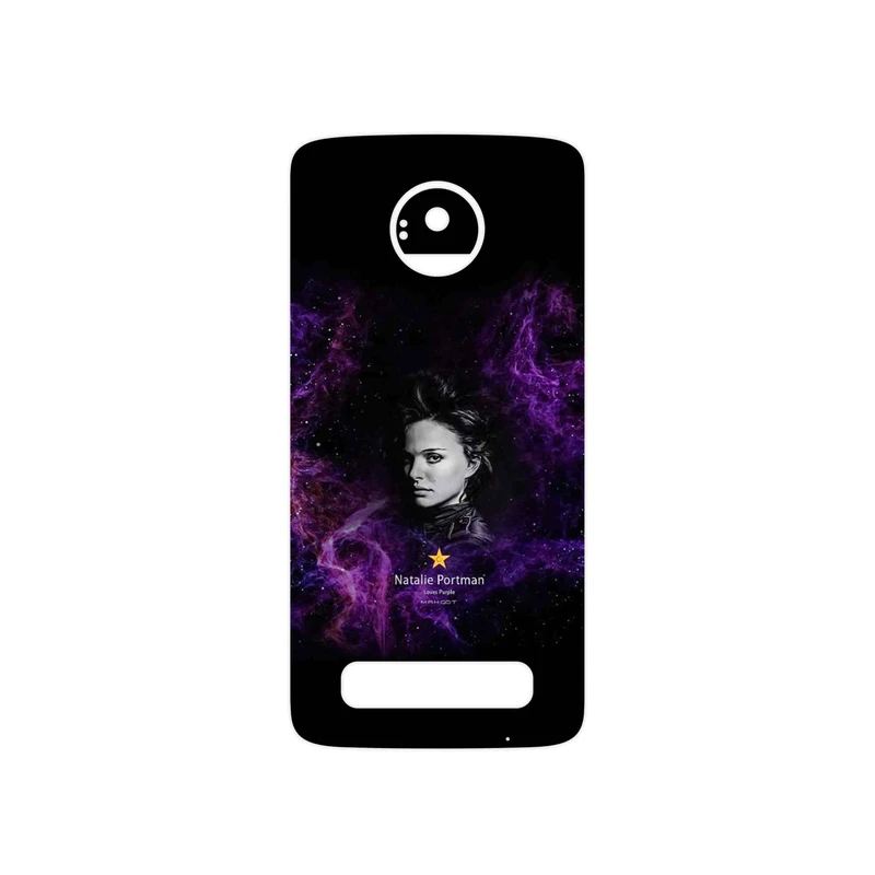 برچسب پوششی ماهوت مدل Natalie Portman مناسب برای گوشی موبایل موتورولا Moto Z Play