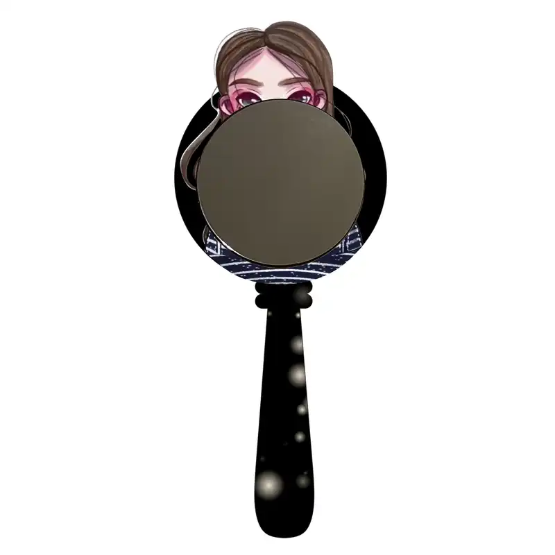 آینه آرایشی مدل دخترانه کد 18