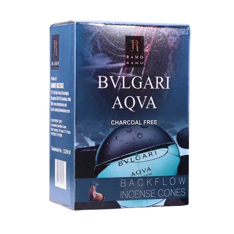 عود رامو مدل آبشاری 01 طرح Bvlgari رایحه ادکلنی