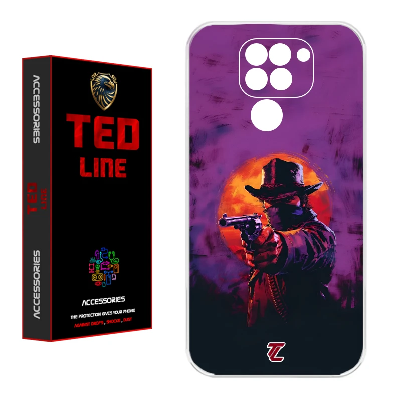 کاور تدلاین طرح رد دد ریدمپشن کد 1195 مناسب برای گوشی موبایل شیائومی Redmi Note 9