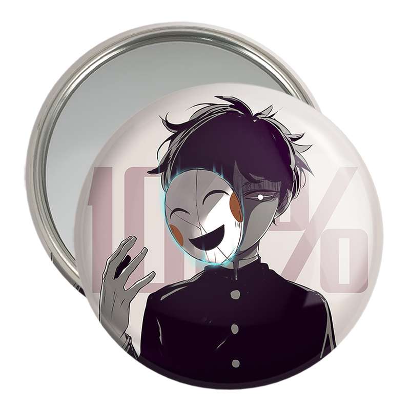 آینه جیبی خندالو مدل شییکو انیمه موب سایکو Mob Psycho 100 کد 24426 آینه جیبی خندالو مدل شییکو انیمه موب سایکو Mob Psycho 100 کد 24426