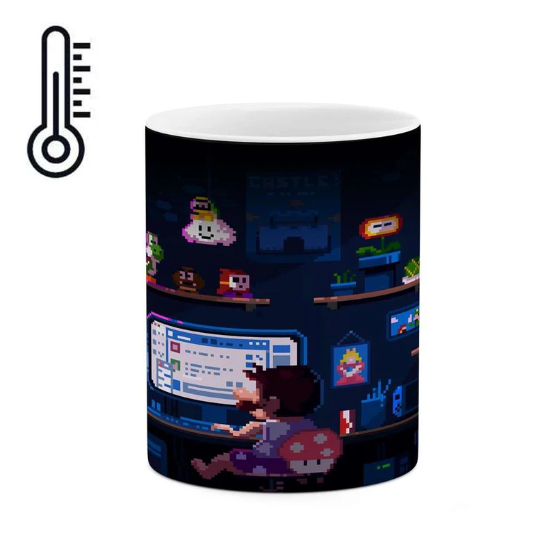 ماگ حرارتی کاکتی مدل اتاق گیمر کد mgh15493