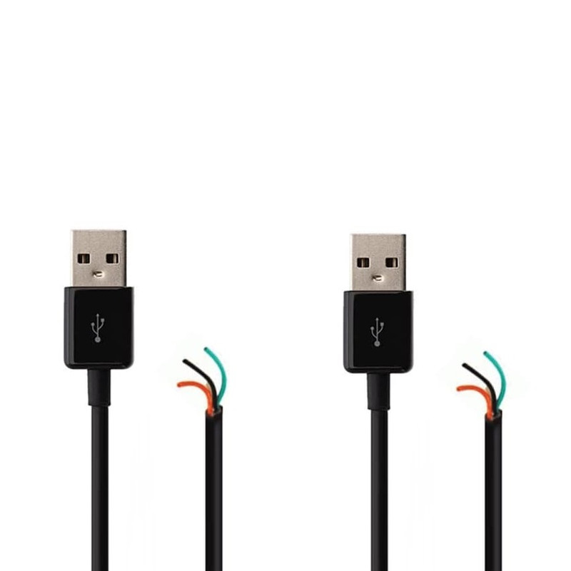 کابل تعمیری USB مدل A02 طول 1.90 متر بسته 2 عددی