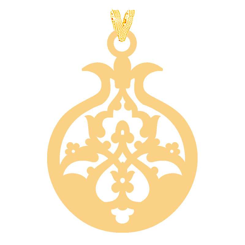 آویز گردنبند طلا 18 عیار زنانه الن نار مدل N31711