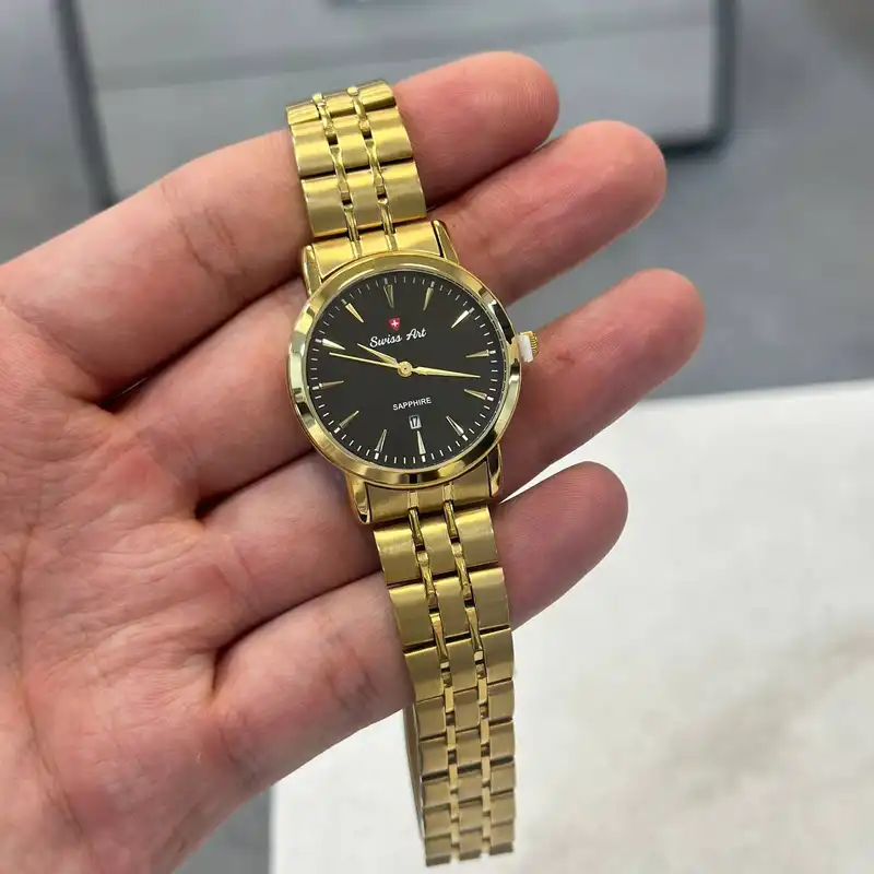 ست ساعت مچی عقربه ای زنانه و مردانه سوئیس آرت مدل 920012-11