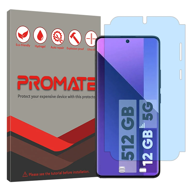 محافظ صفحه نمایش مات آنتی بلو پرومیت مدل Resistant مناسب برای گوشی موبایل شیائومی Redmi Note 13 Pro Plus   