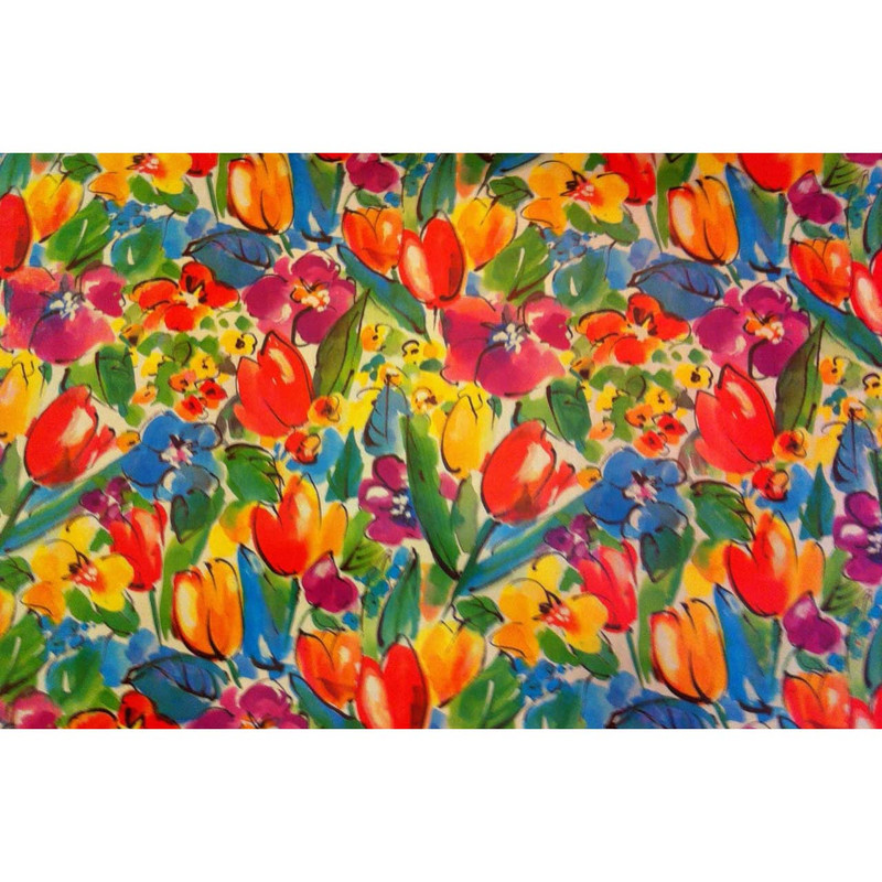 کاغذ کادو مدل گل لاله کد 52 بسته 50 عددی