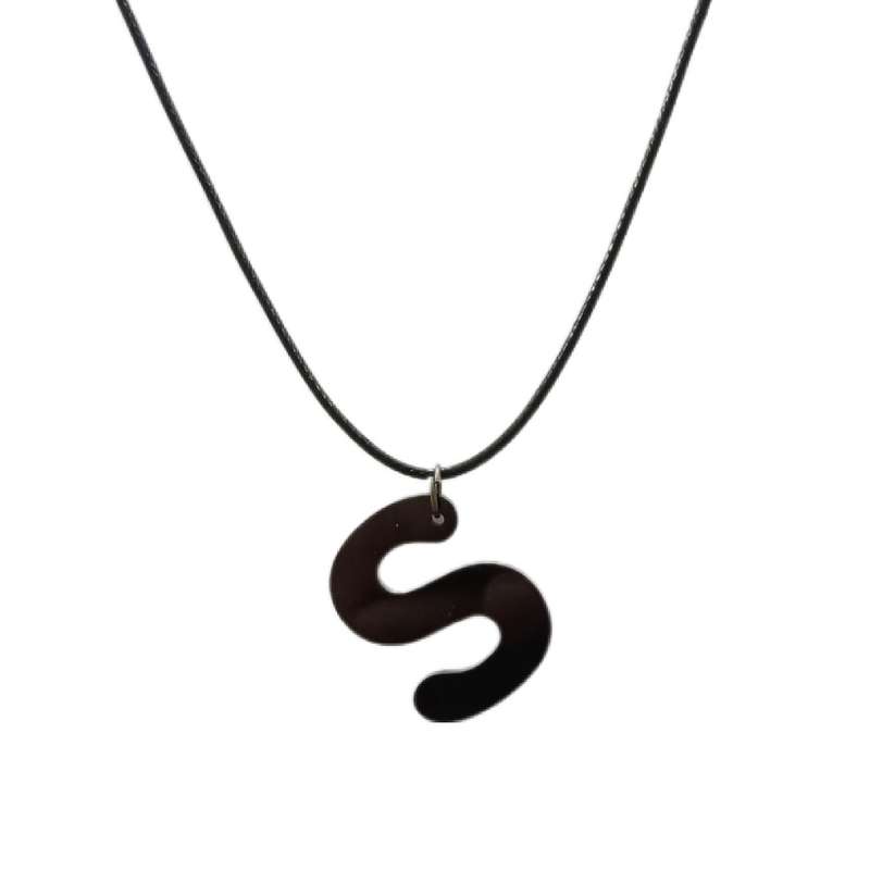 گردنبند دخترانه مدل حروف انگلیسی طرح S