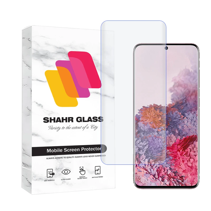 محافظ صفحه نمایش یووی شهر گلس مدل UVLIGHTSH مناسب برای گوشی موبایل سامسونگ Galaxy S20 5G / شیائومی 12 / 12S / 12X