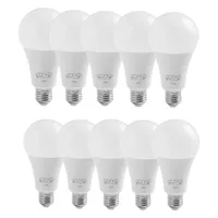 لامپ ال ای دی 20 وات آتروسا مدل حبابی پایه E27 مجموعه 10 عددی 