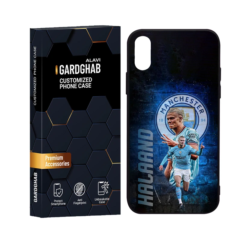 کاور گارد قاب علوی مدل دورژله ای پشت گلس ورزشی مناسب برای گوشی موبایل اپل iPhone X / XS