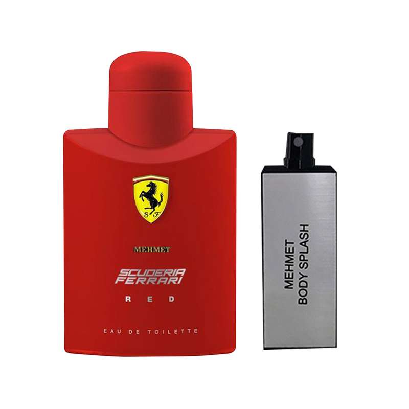 ست ادو پرفیوم مردانه مهمت مدل Ferrari Red حجم 125 میلی لیتر