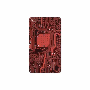 MAHOOT Red Printed Circuit Board Cover Sticker for Lenovo E7