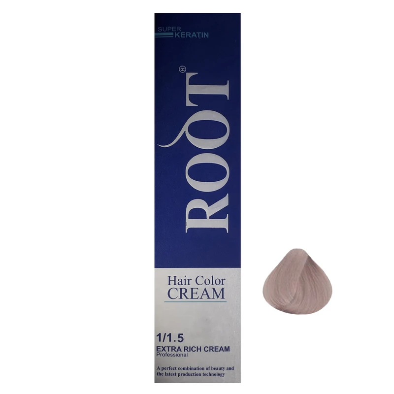 رنگ مو روت مدل PROFESSIONAL شماره 2-10 حجم 120 میلی لیتر رنگ بلوند خاکستری نقره ای 