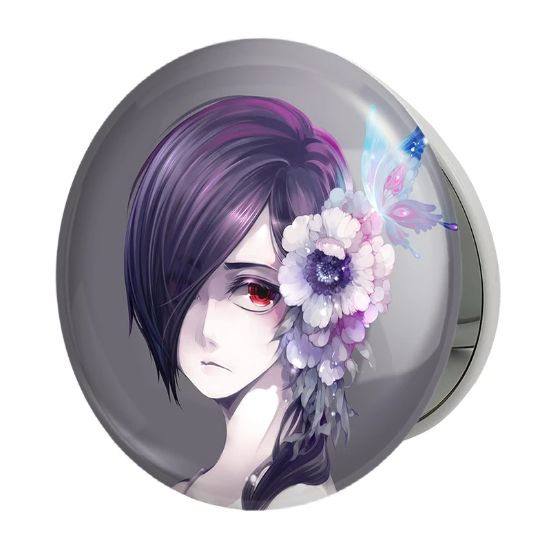 آینه جیبی خندالو طرح توکا کریشیما انیمه توکیو غول Tokyo Ghoul مدل تاشو کد 11900 