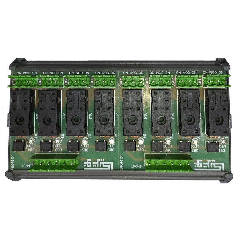 کارت رله 8 کانال نوتریکا مدل RB802N کارت رله 8 کانال نوتریکا مدل RB802N