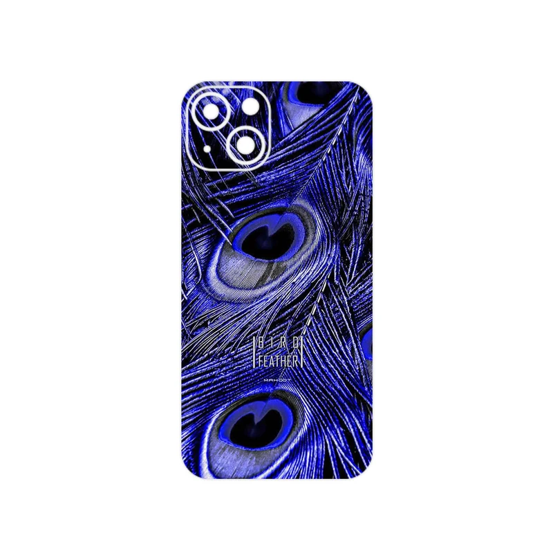 برچسب پوششی ماهوت مدل Purple Feather مناسب برای گوشی موبایل اپل iPhone 13