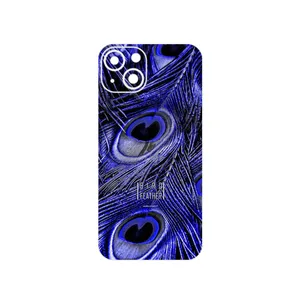 MAHOOT Purple Feather Cover Sticker for Apple iPhone 13