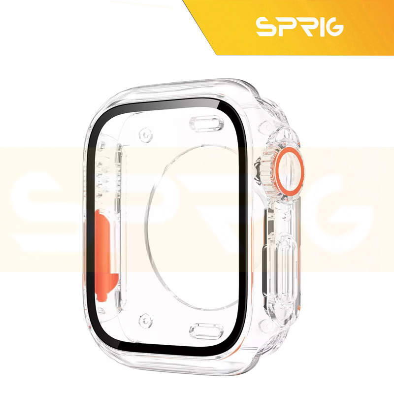 کاور اسپریگ مدل 360-Ultra Design مناسب برای اپل واچ Series 7 45mm / Series 8 45mm / Series 9 45mm به همراه محافظ صفحه نمایش