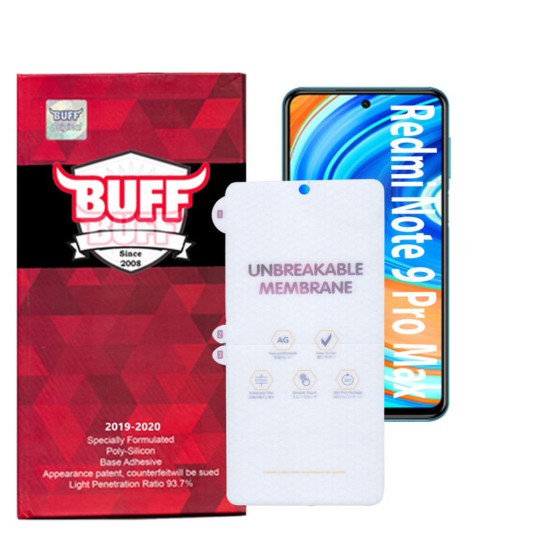 محافظ صفحه نمایش مات بوف مدل HgM15 مناسب برای گوشی موبایل شیائومی Redmi Note 9 Pro Max