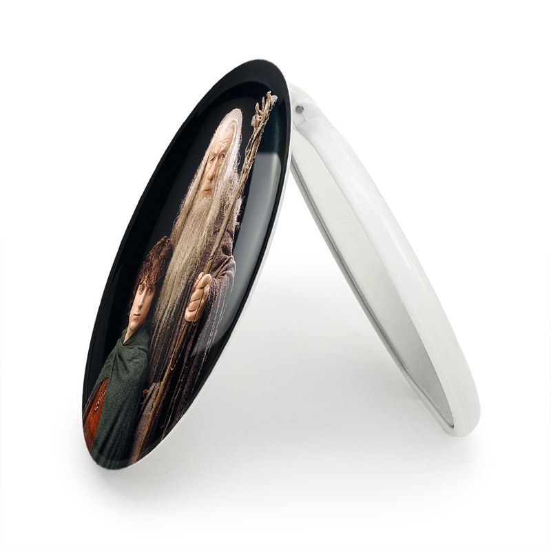 آینه جیبی خندالو طرح ارباب حلقه ها Lord of the Rings مدل تاشو کد 4563