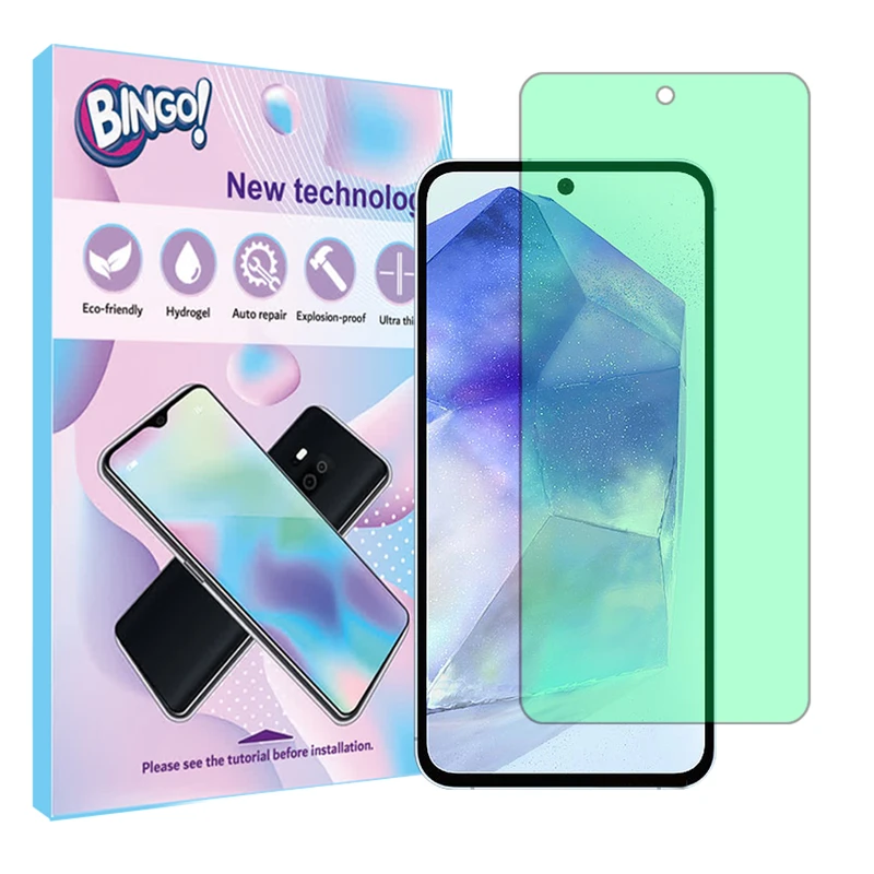 محافظ صفحه نمایش گرین لایت بینگو مدل Tough مناسب برای گوشی موبایل سامسونگ Galaxy A55 5G 