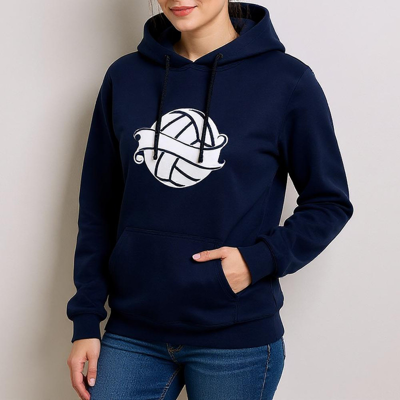 هودی زنانه طرح توپ والیبال کد F199