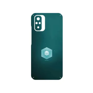 MAHOOT Minimal Cube icon Cover Sticker for Xiaomi Redmi Note 10s