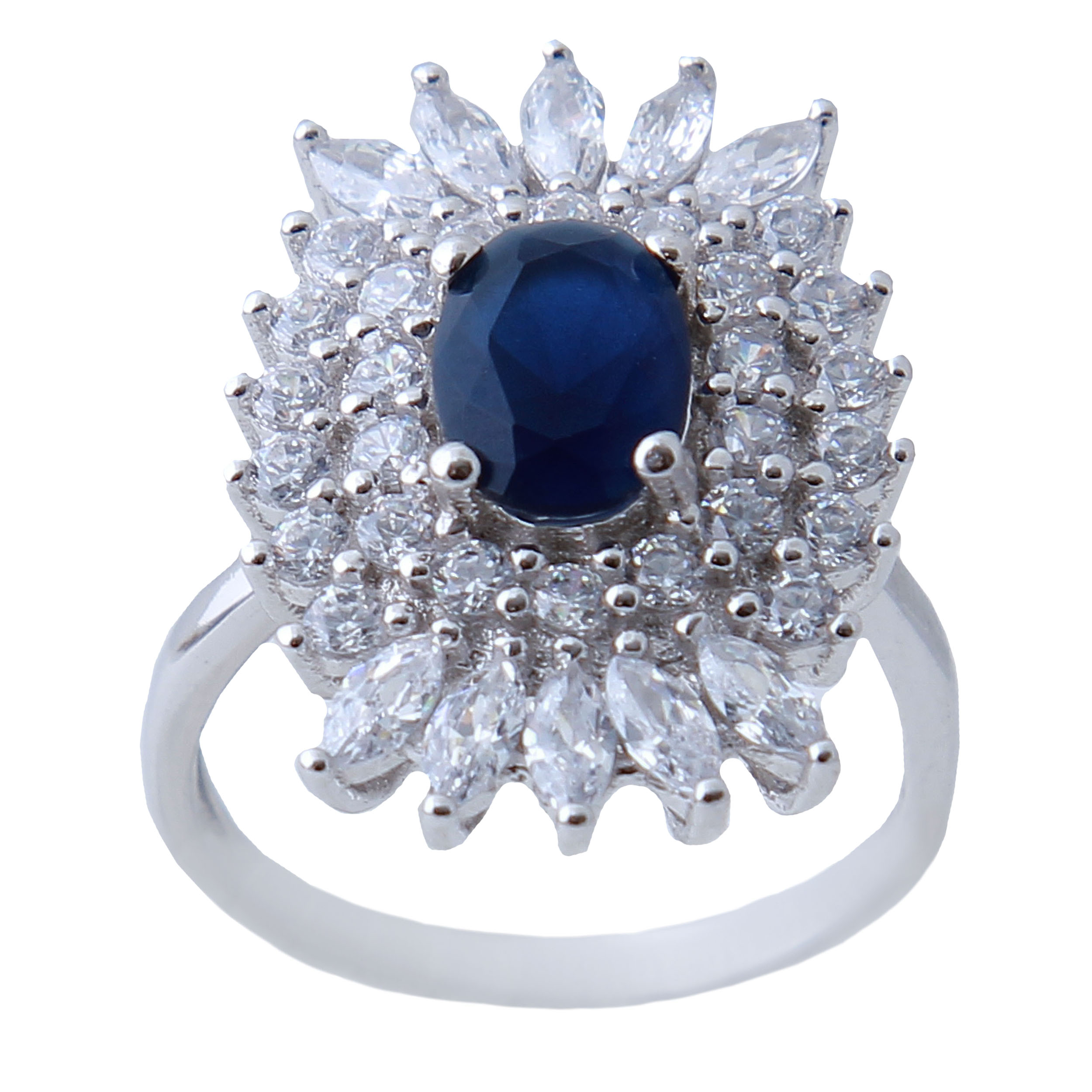  انگشتر نقره زنانه بازرگانی میلادی کد AWR_635