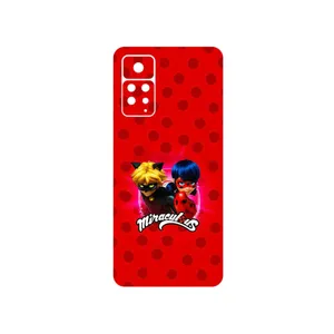 MAHOOT Ladybug and Cat Noir Cover Sticker for Xiaomi Redmi Note 11 Pro Plus 5G  India