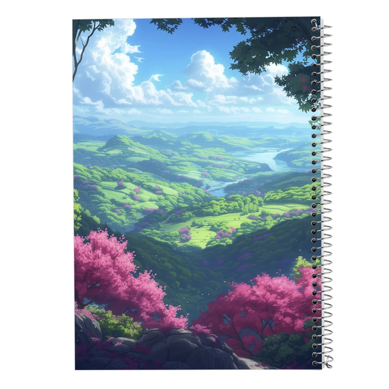 دفتر مشق 50 برگ مدوپد مدل طبیعت کد DF15341