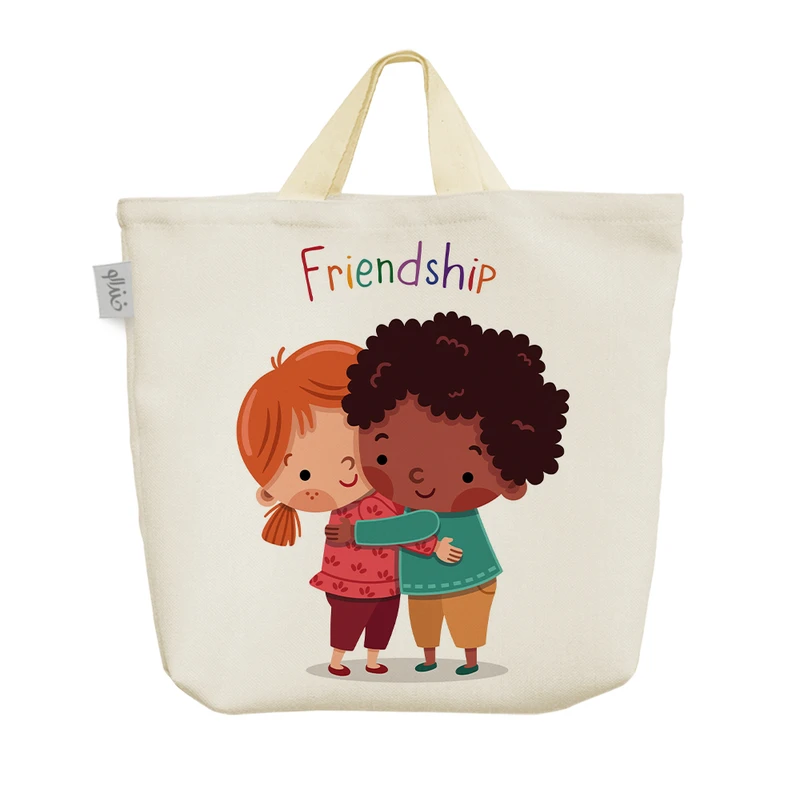 ساک خرید خندالو مدل بهترین دوستان Best Friends کد 3220
