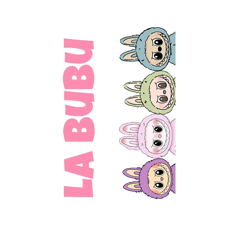 استیکر پارچه و لباس پاد آفرین مدل لبوبو کد 210