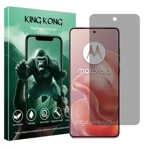King Kong Hydrogel model privacy Screen Protector for Motorola Edge 60 Fusion mobile phone